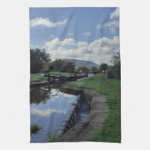 Bosley Canal Locks. Theedoek (Verticaal)