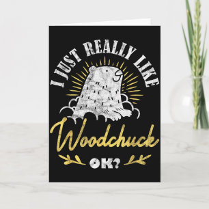 Bosmarmot Ik Vind gewoon Echt Leuk Woodchuck Ok _2 Kaart