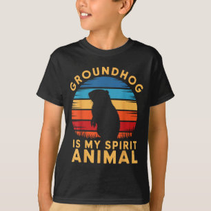 Bosmarmot Is Mijn Geestdier Bosmarmot Grondmarmot T-shirt