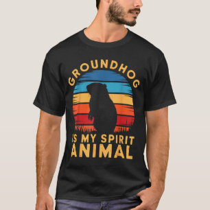 Bosmarmot Is Mijn Geestdier Bosmarmot Grondmarmot T-shirt