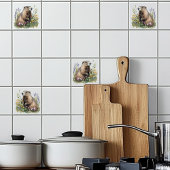 Bosmarmot tegeltje