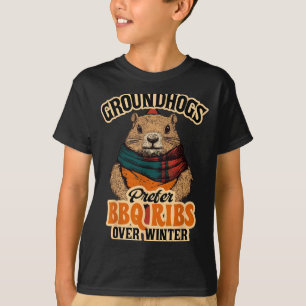 Bosmarmotten Prefereren Bbq Ribs Boven Winter - Gr T-shirt