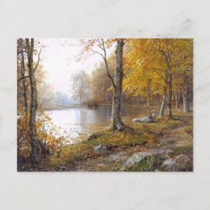 Bosmeer in Automn Briefkaart