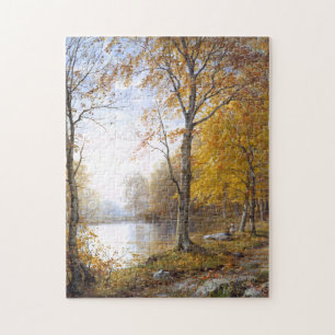 Bosmeer in Automn Legpuzzel