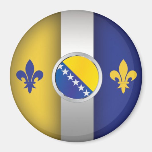 Bosnaciummagneet Magneet (Voorkant)