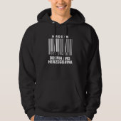 Bosner, Jersey Bar, Bosnië en Herzegovina Hoodie (Voorkant)