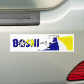 Bosni Bumpersticker (Op auto)