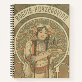 Bosnia and Herzegovina by Alphonse Mucha (1900) Notitieboek