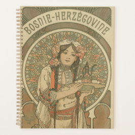 Bosnia and Herzegovina by Alphonse Mucha (1900) Planner