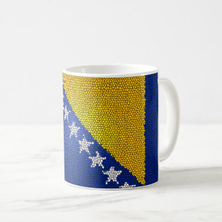Bosnia and Herzegovina Flag Artistic Patriotic Art Koffiemok
