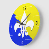 Bosnian Lilly Clock (Ljiljan) Grote Klok (Hoek)