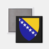 bosnië embleem magneet (Voorkant / Achterkant)