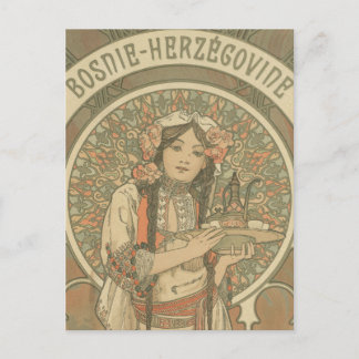 Bosnië en Herzegovina door Alphonse Mucha (1900) Briefkaart