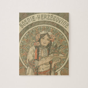 Bosnië en Herzegovina door Alphonse Mucha (1900) Legpuzzel