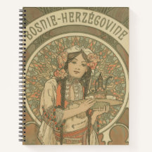 Bosnië en Herzegovina door Alphonse Mucha (1900)