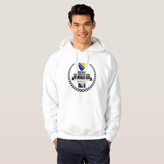 Bosnië en Herzegovina Hoodie (Voorkant volledig)