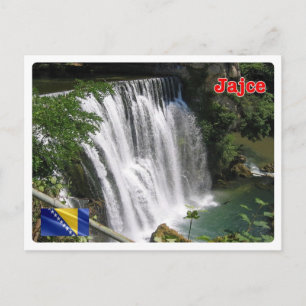 Bosnië en Herzegovina - Jajce - Pliva Waterfall - Briefkaart