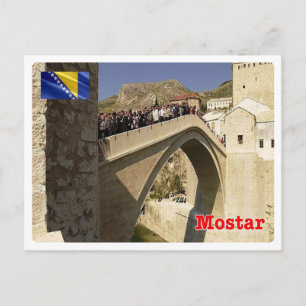 Bosnië en Herzegovina - Mostar - Stari most - Briefkaart