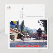 Bosnië en Herzegovina - Sarajevo - Bašcaršija - Briefkaart (Voorkant / Achterkant)