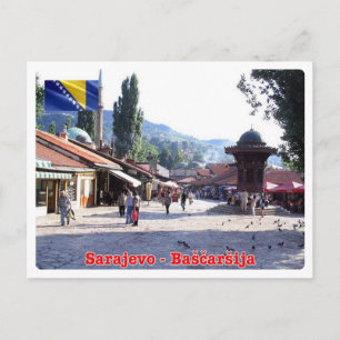 Bosnië en Herzegovina - Sarajevo - Bašcaršija - Briefkaart