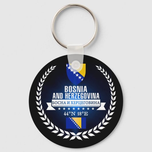 Bosnië en Herzegovina Sleutelhanger (Voorkant)
