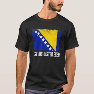 Bosnië en Herzegovina vlag beste grote zus ooit F T-shirt