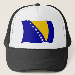 Bosnië en Herzegovina Vlag Hoed Trucker Pet