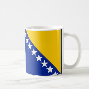 Bosnië en Herzegovina Vlag Keramische Koffie Mok