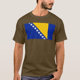 Bosnië en Herzegovina Vlag T-Shirt   Bosnisch