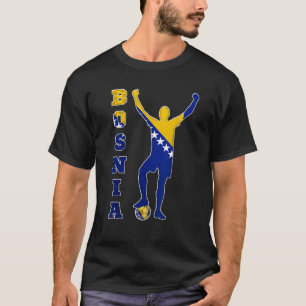 Bosnië futbol football voetbalteam t-shirt voetbal