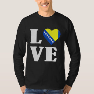 Bosnië-Herzegovina: Bosnische vlagBalkan T-shirt