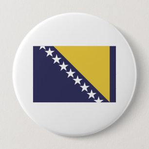 Bosnië Herzgovina Ronde Button 4,0 Cm
