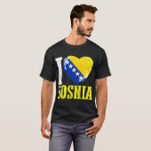 Bosnië I hou van Bosnië T-shirt (Voorkant volledig)