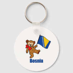 Bosnië Teddy Bear Sleutelhanger
