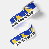 Bosnië-vlag Lint (Achterkant)