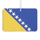 Bosnië-vlag Luchtverfrisser (Achterkant)