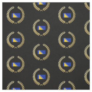 Bosnië-vlag Stof