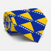Bosnië-vlag Stropdas (Opgerold)