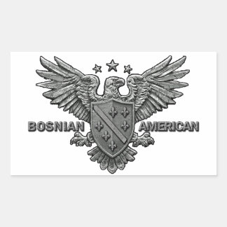 Bosniër-Amerikaanse Thapparel Rechthoekige Sticker