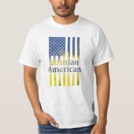 Bosnisch-Amerikaanse vlag T-Shirt