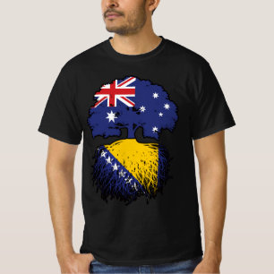 Bosnisch-Australische Australië - boomstammen T-shirt