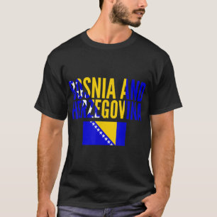 Bosnisch cadeau - landenvlag Bosnië en Herzegovina T-shirt