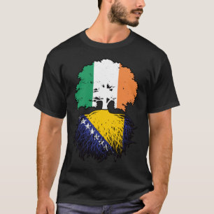 Bosnisch-Iers-boomroetvlag T-shirt