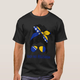 Bosnische Bosniakken Bosnische vlag T-shirt