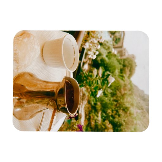 Bosnische koffiepauze in Mostar Magneet (Horizontaal)