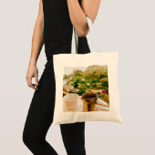 Bosnische koffiepauze in Mostar Tote Bag (Voorkant (product))