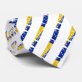 Bosnische tekstvlag stropdas (Opgerold)