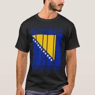 Bosnische vlag Bosnië en Herzegovina T-shirt