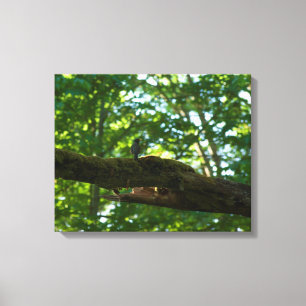 Bosoverschrijding Canvas Afdruk