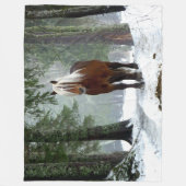 BOSPAARD FLEECE DEKEN (Voorkant)